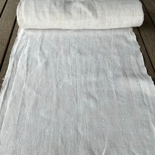 Handwoven hemp fabric antique - handwoven,