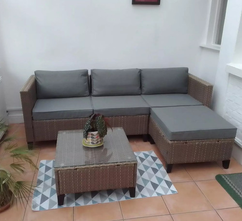 Corner rattan furniture - corner,