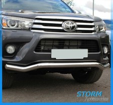 STX STAINLESS STEEL CITY BAR - SPOILER BAR 70MM FOR TOYOTA HILUX MK8 2016-2020