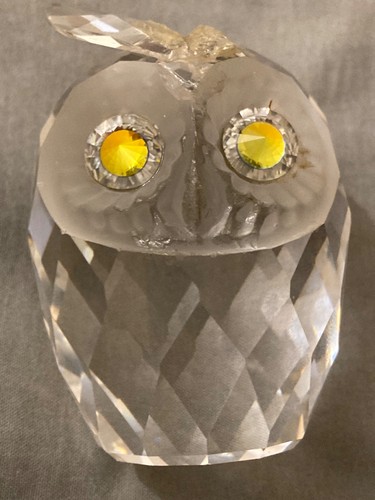 Vintage swarovski crystal owl - swarovski,