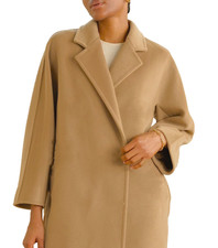 💙chic Marella by MAX MARA COCOON'  Wool FORMAL Coat Oversized 10, 12  -IMMAC.