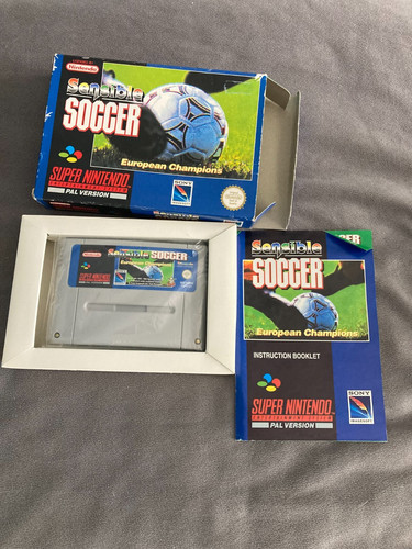 Sensible soccer nintendo snes - nintendo,