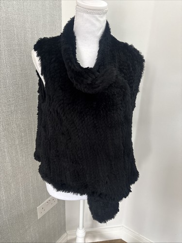 Luxury real rabbit fur gilet - real,