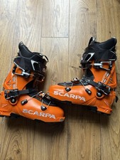 Scarpa Maestrale Men's Ski Touring Boots Black/Orange, Size 27.0