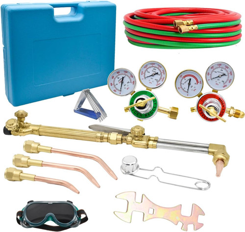Oxygen acetylene gas - acetylene, cutting