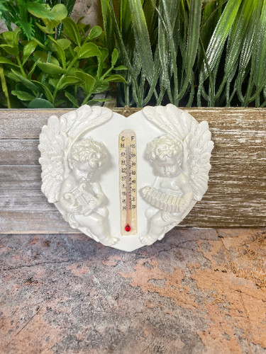 Cherub thermometer decor - thermometer,