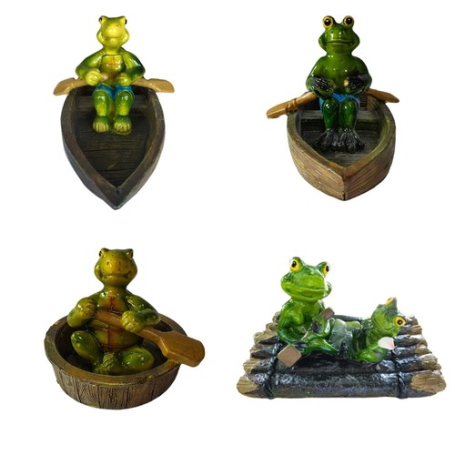Pond floating turtles frogs - pond,