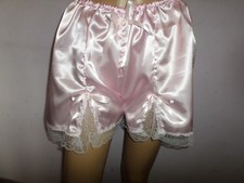 PINK  SATIN LACE TRIM FRENCH