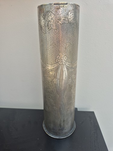 Trench art shell - art,