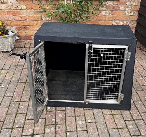 Animal transit black dog - black, cage