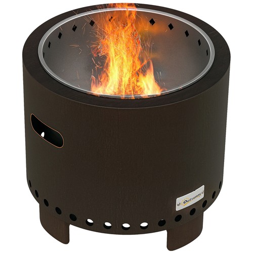 Outsunny 45cm smokeless - outsunny,