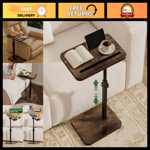 Adjustable height tray - tray, side