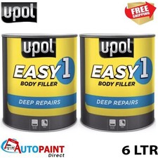 2 X UPOL EASY 1 BODY FILLER