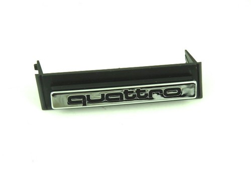 Genuine new audi black - black, quattro