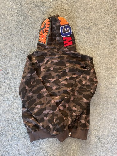 Bathing ape bape hoodie camo - a,