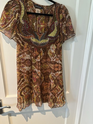 Antik batik silk - antik, tunic