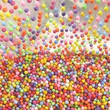 COLOURED STYROFOAM BALLS