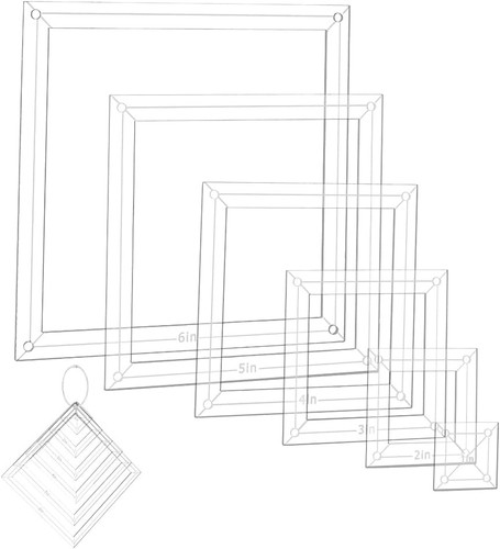 Nbeads 6pcs acrylic - 6pcs, quilting
