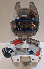 MILLENIUM FALCON with 4 Figures Star Wars Playskool Galactic Heroes Hasbro 2011