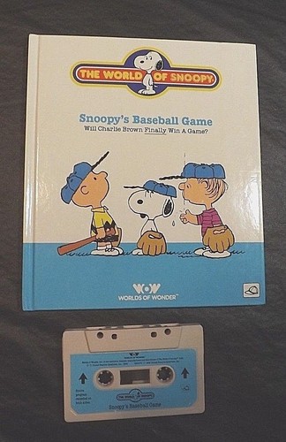 Talking snoopy book tape - snoopy, book/tape