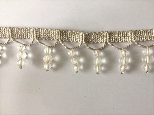 Designer shaped beaded - shaped, trim