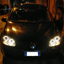 Coppia Fari Fanali Anteriori Tuning Golf 5 V 1k 10.2003-2009 Neri ANGEL EYES