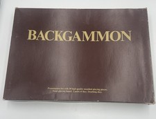 Backgammon Presentation Set 100% Complete 1970s VGC Collectors Board game