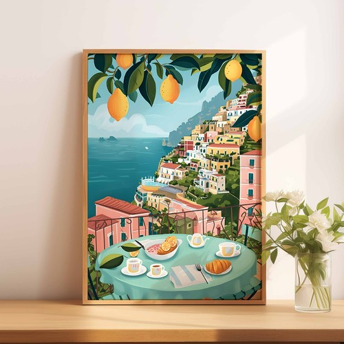 Lemon tree overlooking - a4,