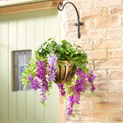 Faux wisteria ivy hanging - ivy,