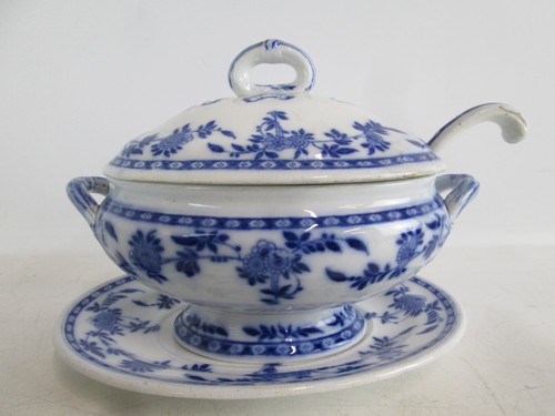 Vintage minton delft - minton, blue