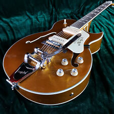 Custom Gold Finish Hollow Body Byrdland Electric Guitar Jazz Bridge P90 Pickups