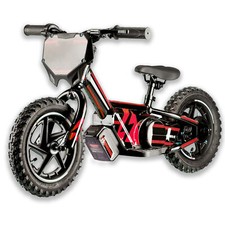 12" KIDS ELECTRIC BALANCE BIKE 200w RED WITH QUICK CHANGE BATTERY Age 3-6 Years