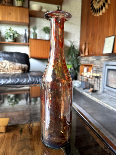 Vintage 1970s mdina bottle - mdina,