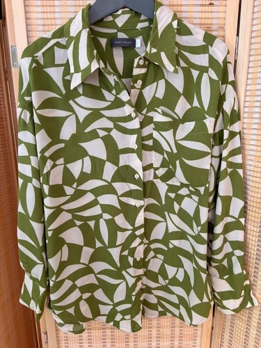 Vgc olive green cream mint - olive, &