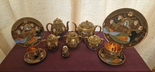 Vintage satsuma samurai china - vintage,