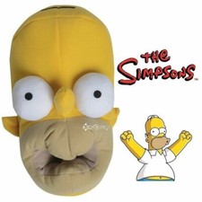 New Men's Homer Novelty Slippers Cartoon Head Shape Simpson 3D Size 7-12 Gift