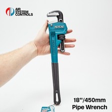 Total Tools Pipe Wrench 18'' / 450mm Heavy Duty Stilson Monkey Wrench Water Pump