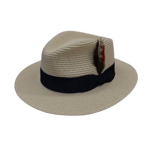 Unisex brim straw creamy - brim,