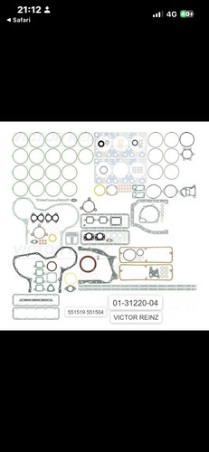 Full gasket kit - full, scania