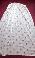 Vintage Cream Curtain Panel