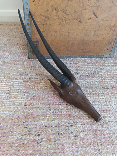 Vintage african carved wooden - carved,