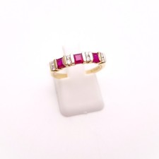 9ct Yellow Gold Princess Cut