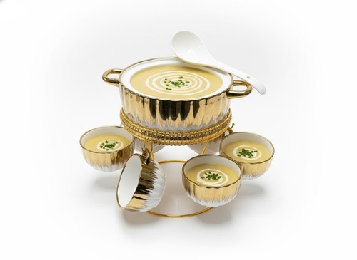 Luxury ceramic soup bowl - luxury,