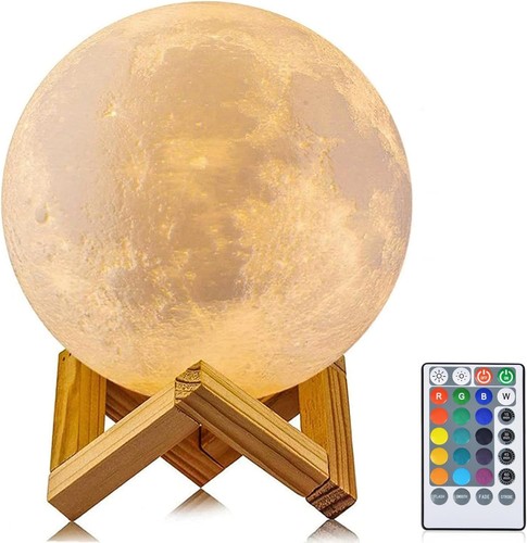 Colors led moon lamp - led, 3d