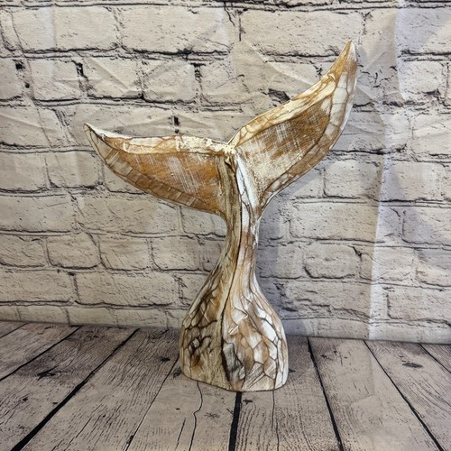 40cm whale tail brown - whale,