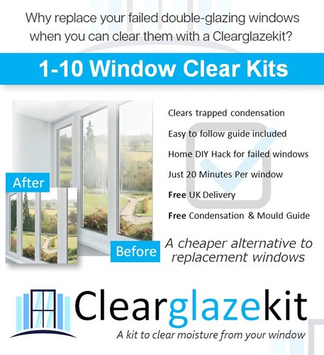 Failed double glazing - 1-10,