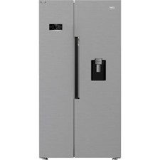 Beko ASD2442VPS HarvestFresh™ 91cm Frost Free American Fridge Freezer Stainless