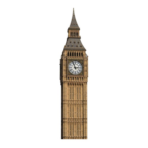 Big ben clock cardboard - big,