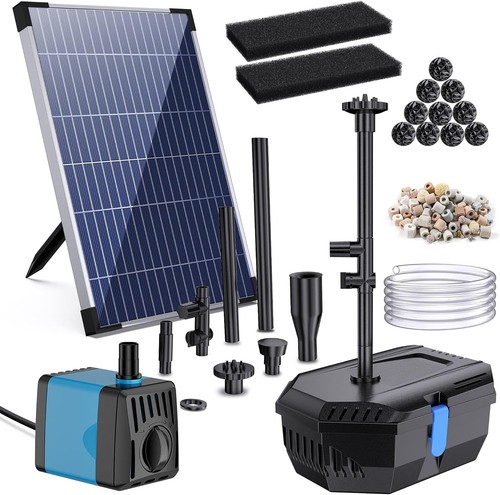12w solar pond filter kit - kit, for