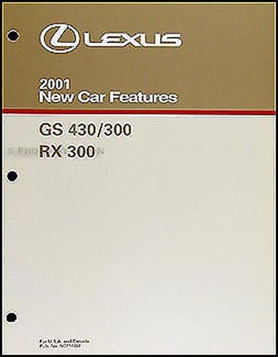 2001 lexus features manual - 2001,